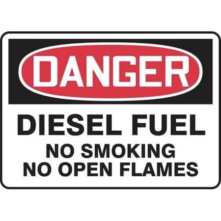 Accuform OSHA DANGER SAFETY SIGN DIESEL FUEL MCHL270VP MCHL270VP